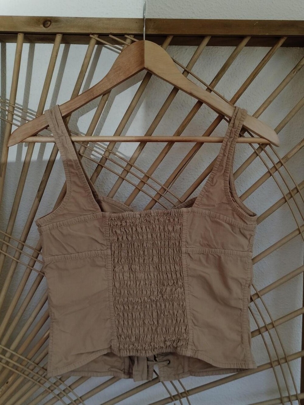 Guess Lace Up Corset Bustier Sleeveless Top / Size XS - Picture 5 of 8